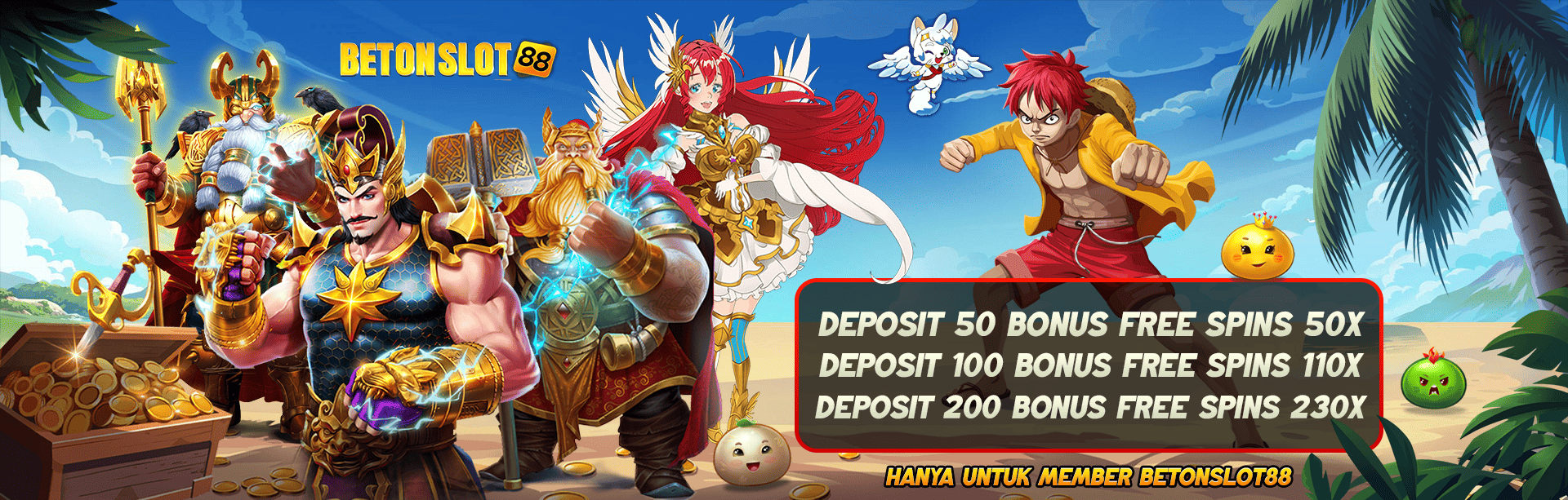 Deposit Free Spin - BETONSLOT88